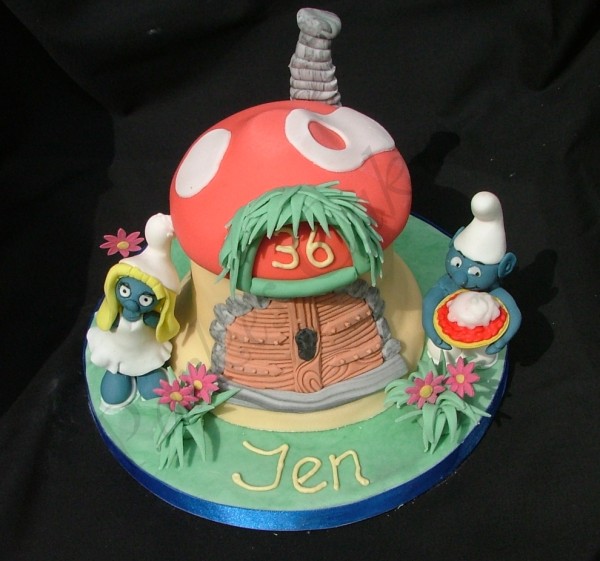 smurf cake